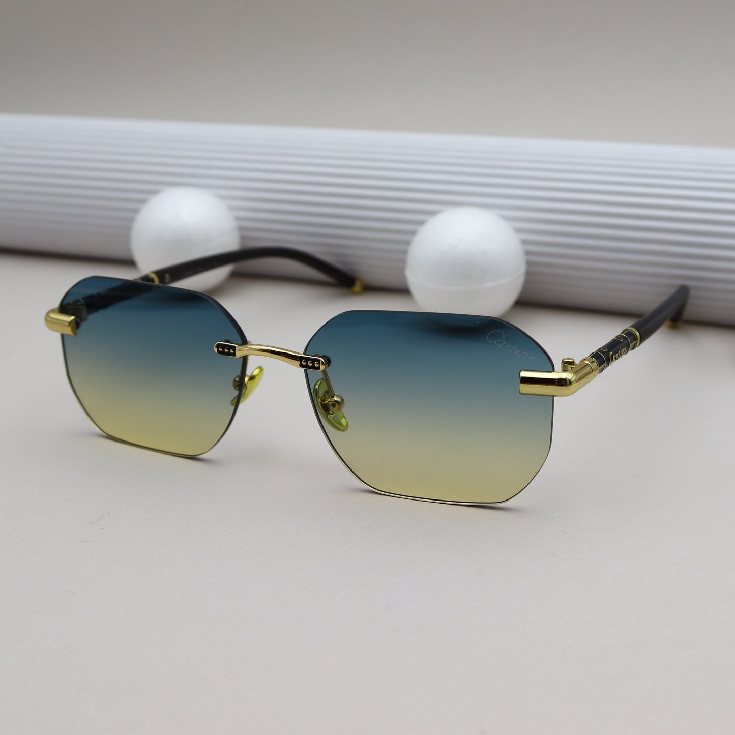 Cartier - QW3125 Bleue Jaune Dégradé