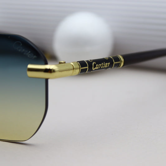 Cartier - QW3125 Bleue Jaune Dégradé