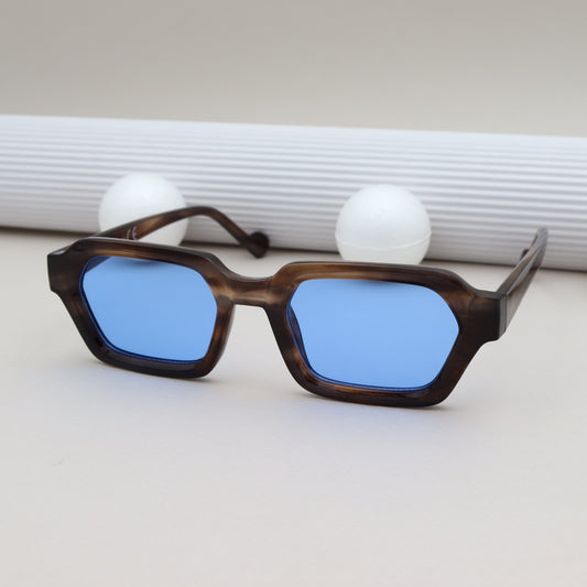 City Vision - 026818 Marron Tigré Bleu