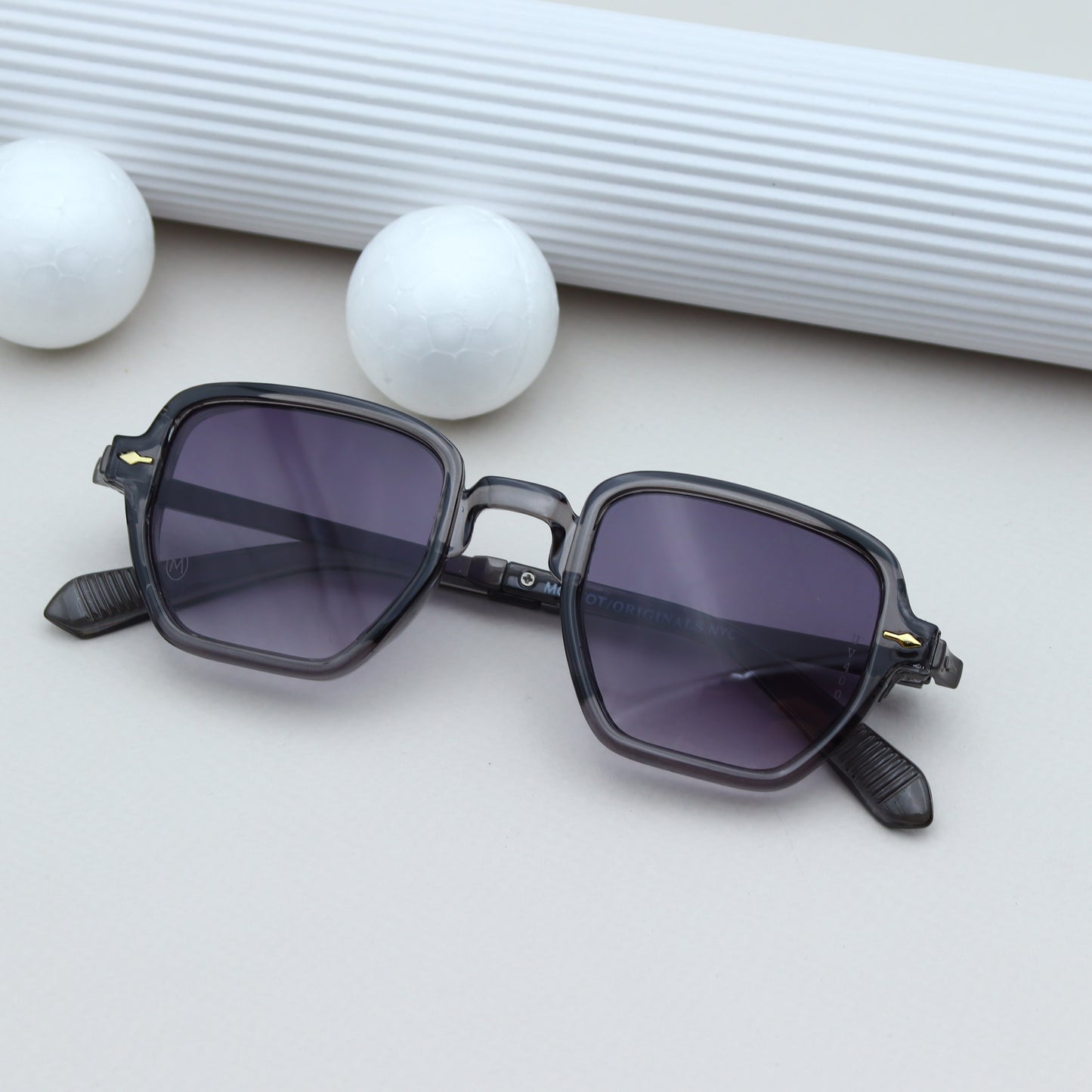 MOSCOT - W6086 Noire Dégradée Gris