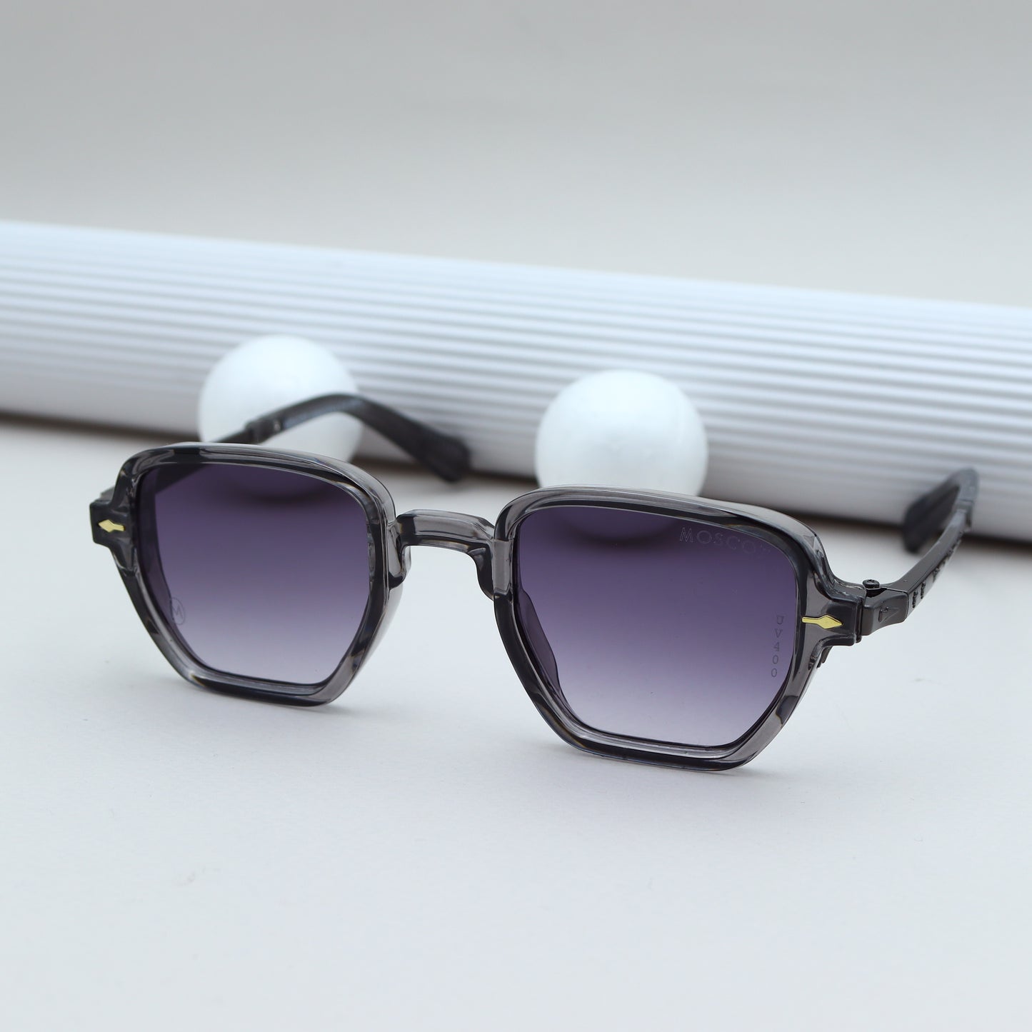 MOSCOT - W6086 Noire Dégradée Gris