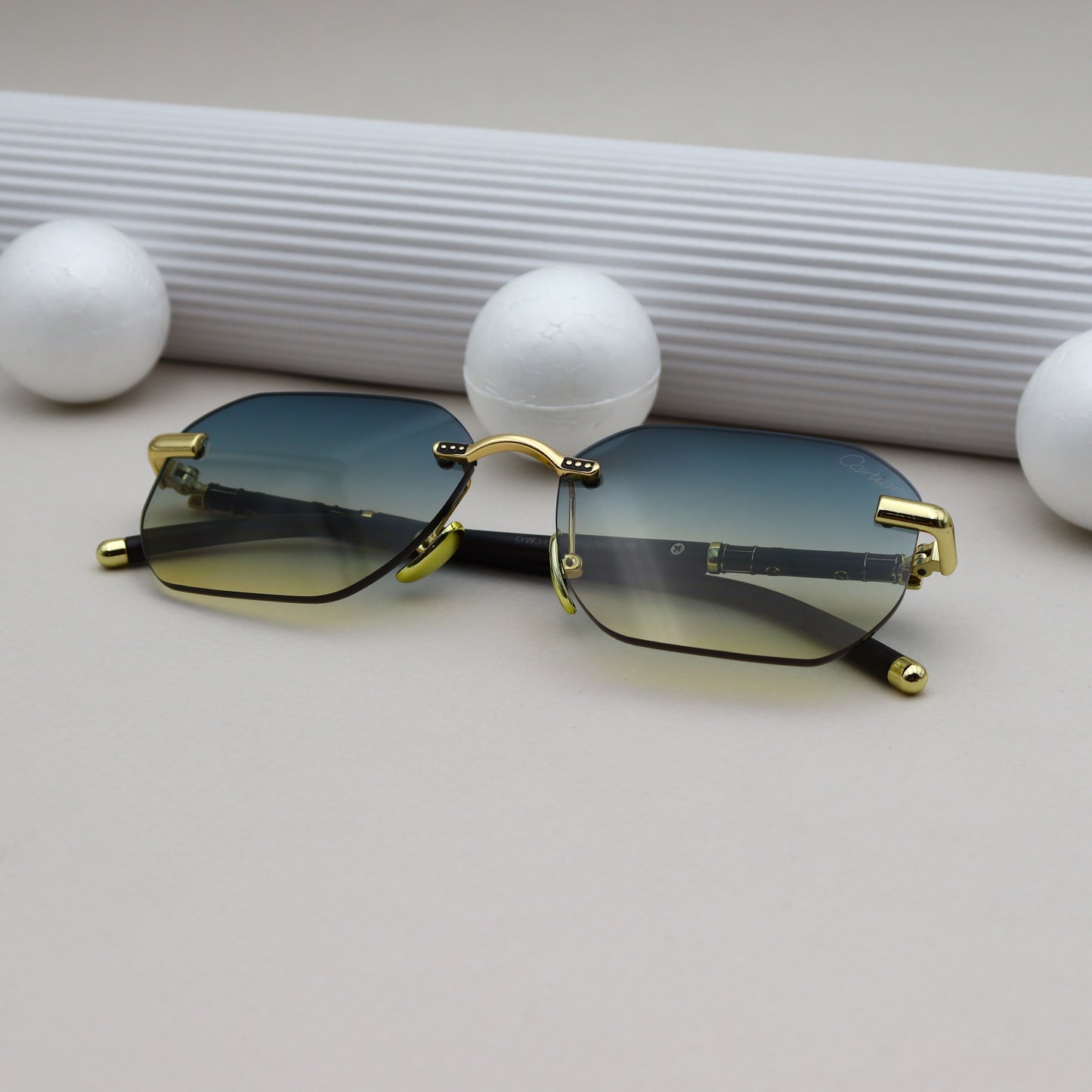 Cartier - QW3125 Bleue Jaune Dégradé