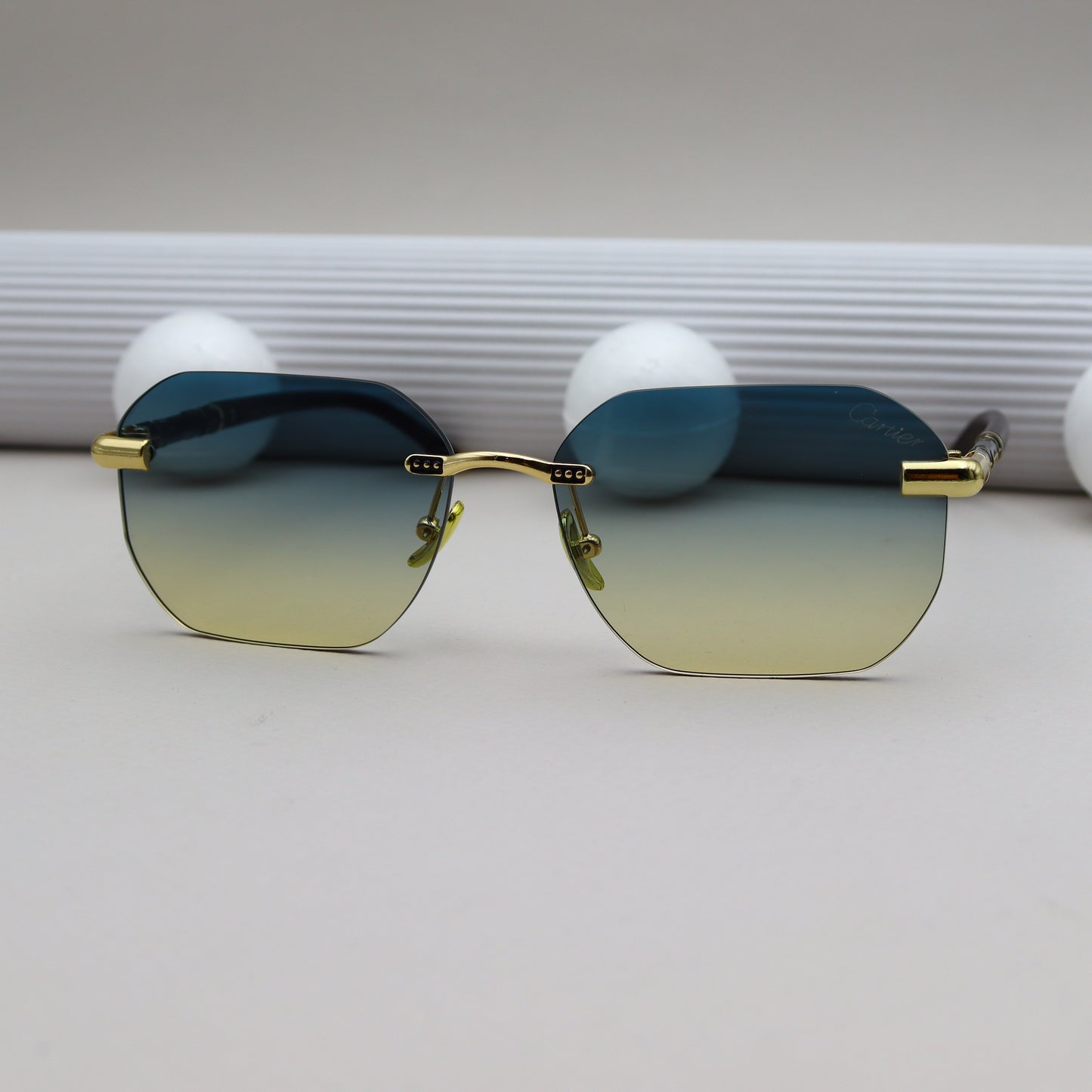 Cartier - QW3125 Bleue Jaune Dégradé