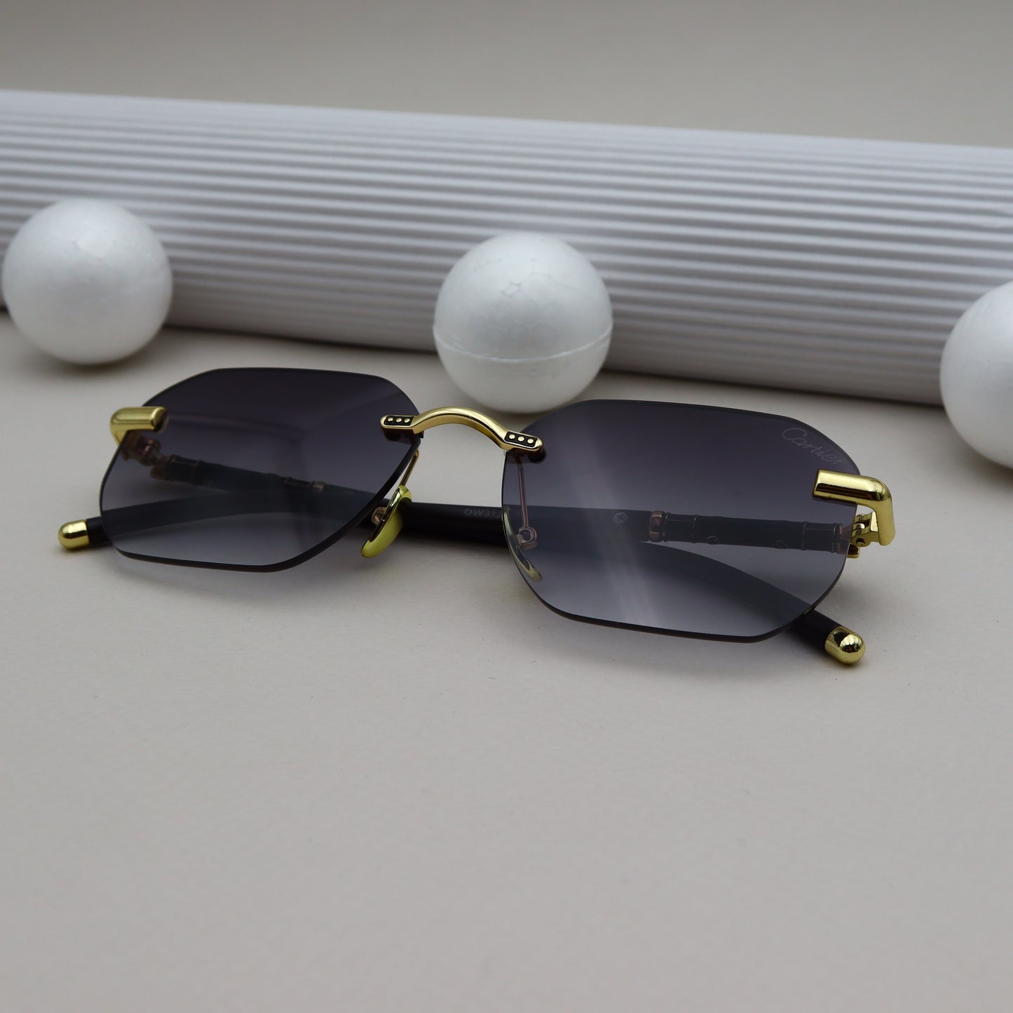Cartier - QW3125 Noir Dégradé Doré