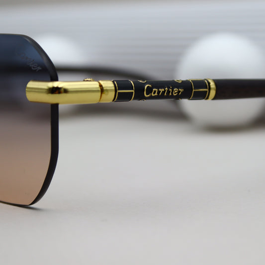 Cartier - QW3125 Bleu Marron Dégradé