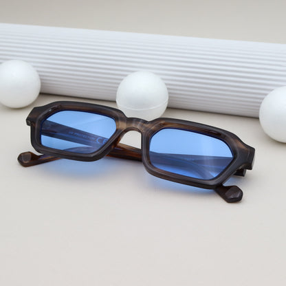 City Vision - 026818  Marron Tigré Bleu