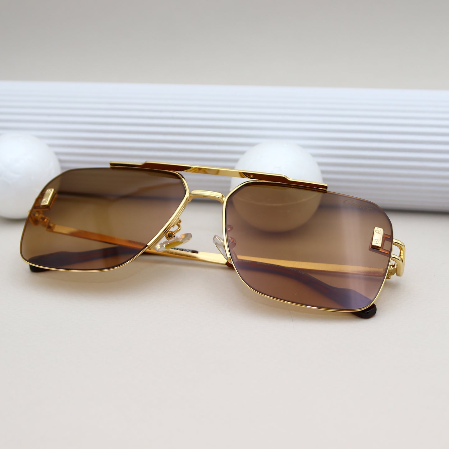 Cartier - 5G113 Doré Marron