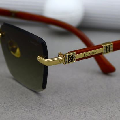 Cartier - QW3186 Doré Marron