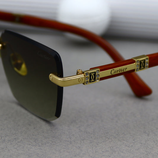 Cartier - QW3186 Doré Marron
