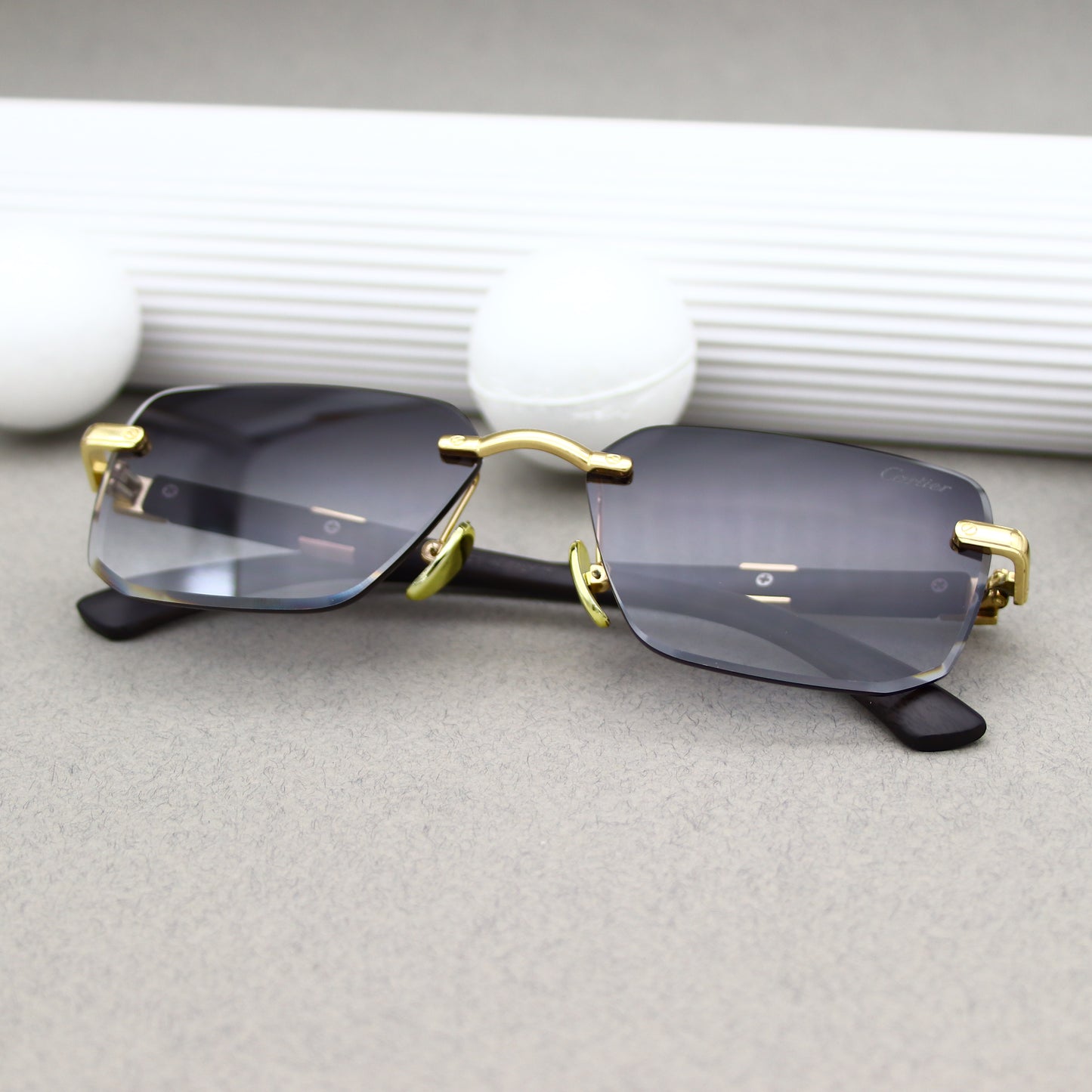 Cartier - QW3186 Doré Noir Dégradé