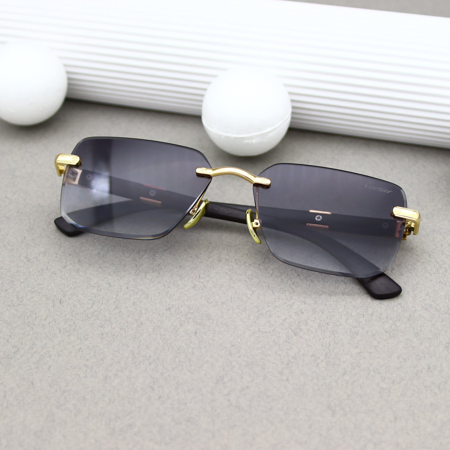Cartier - QW3186 Doré Noir Dégradé