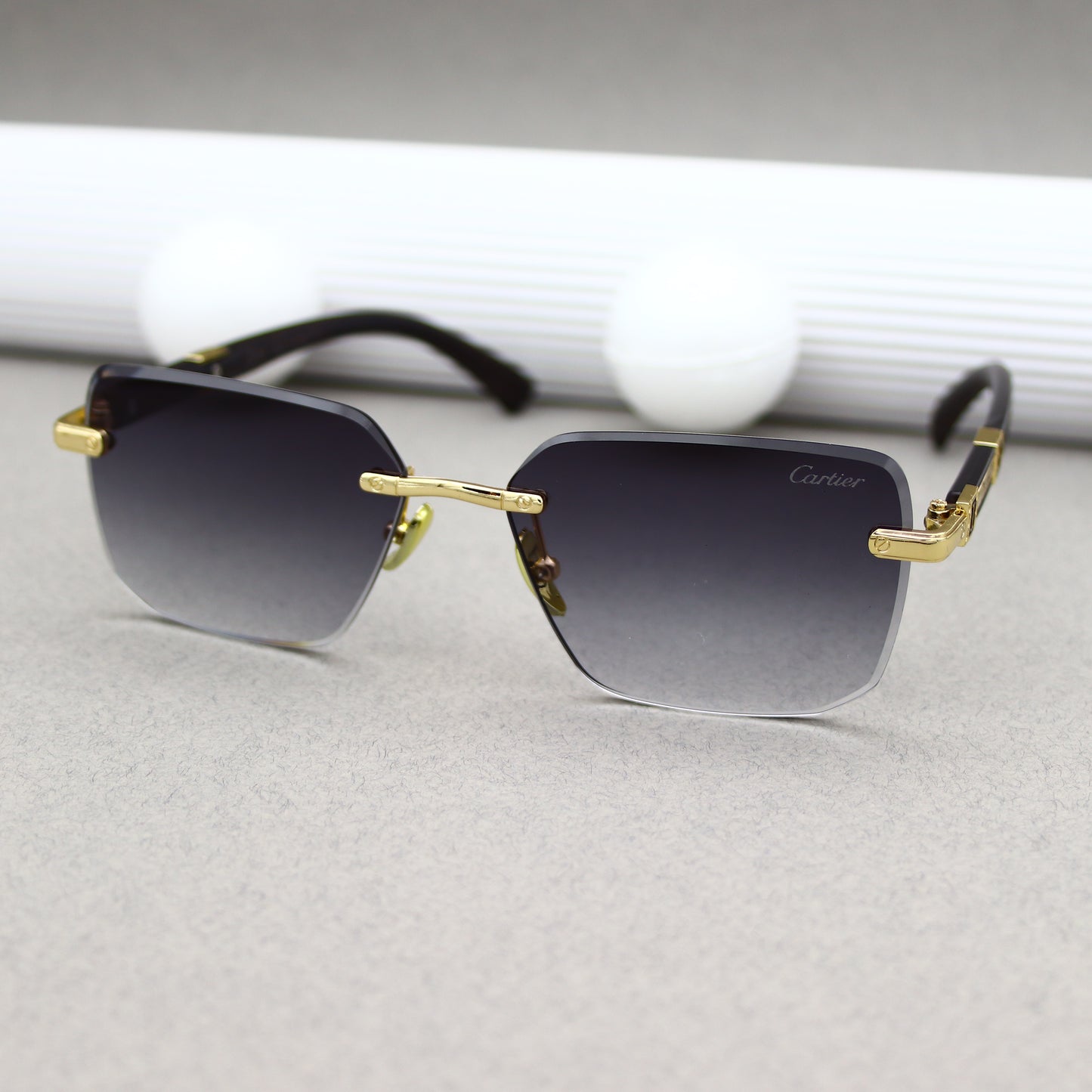 Cartier - QW3186 Doré Noir Dégradé