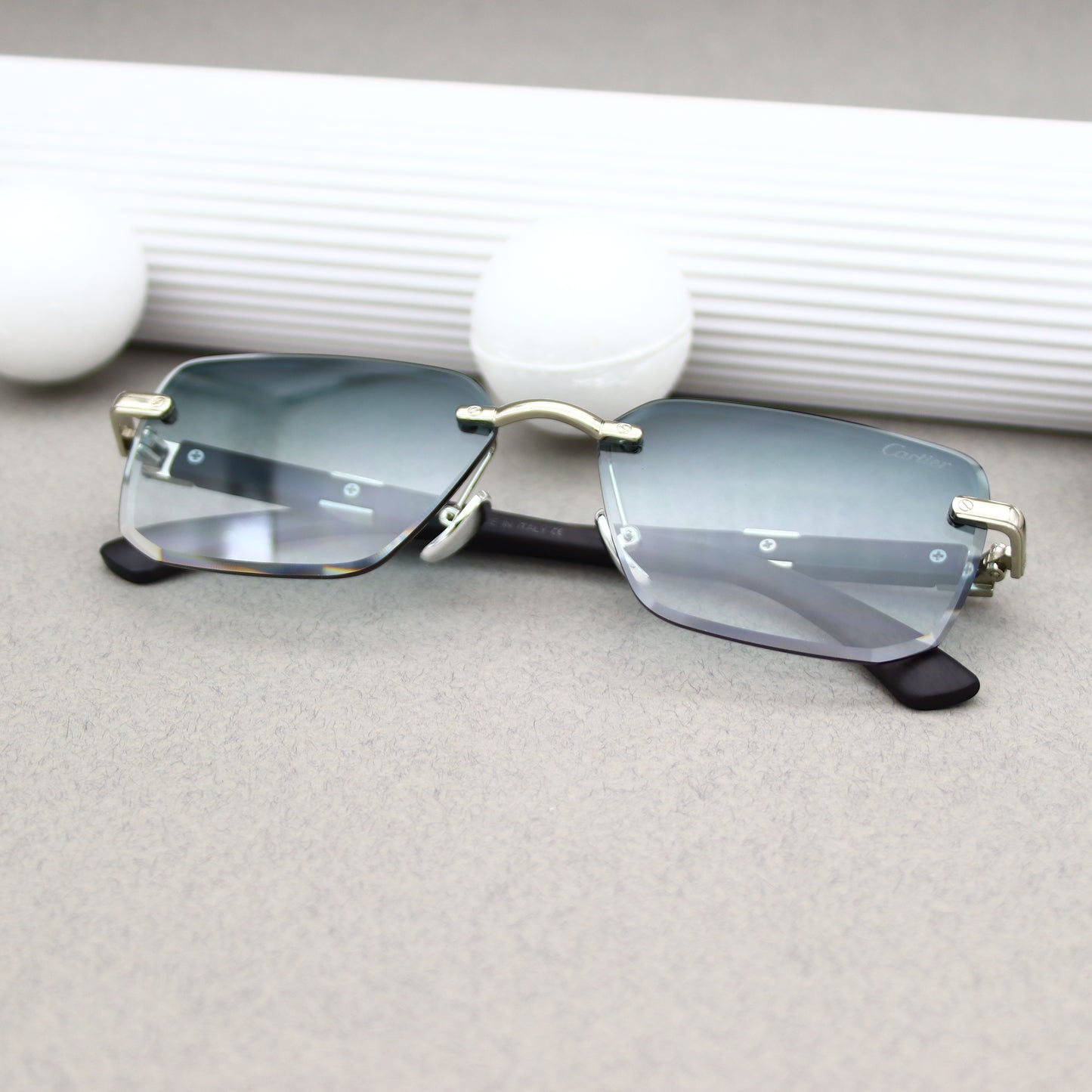 Cartier - QW3186 Vert D'eau Silver