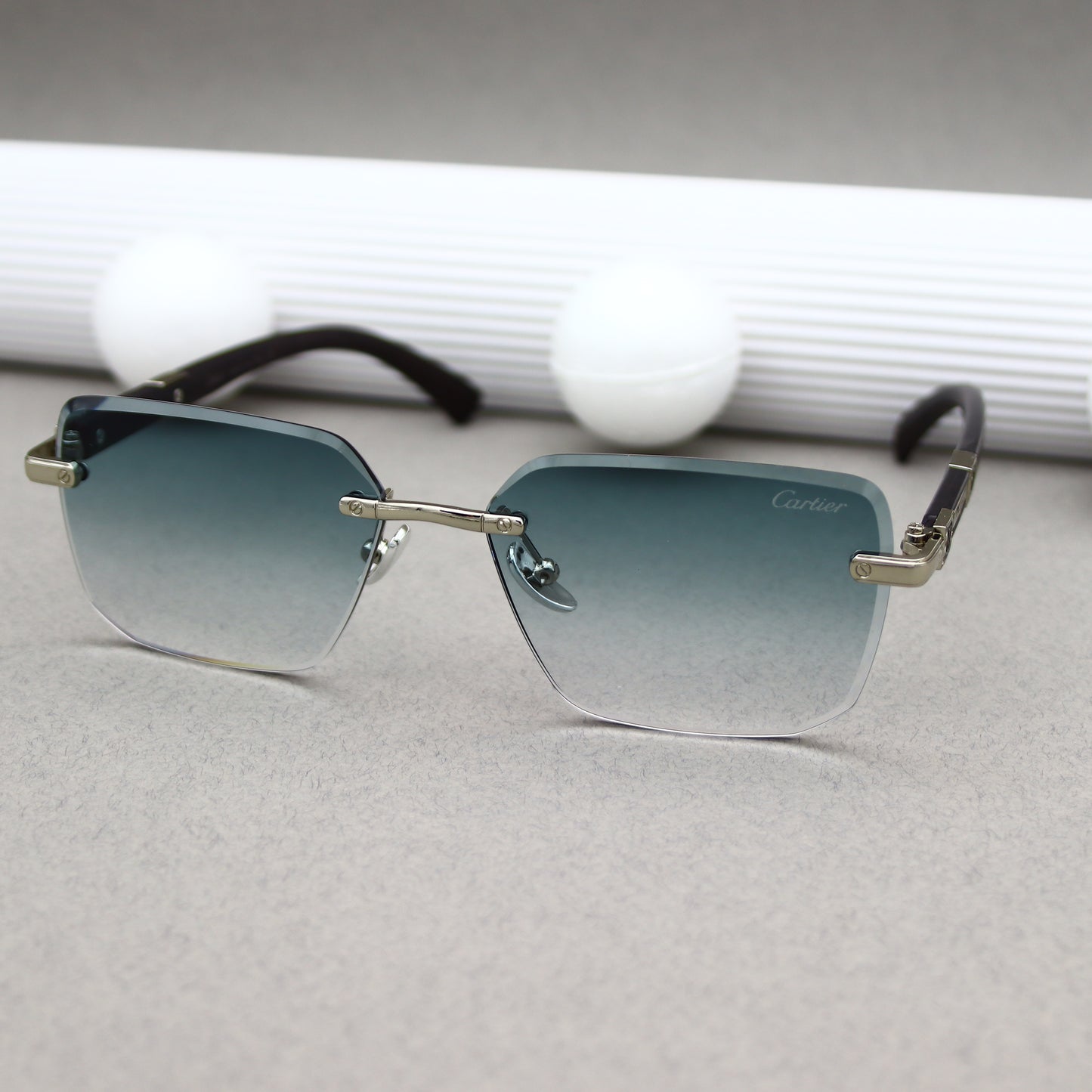 Cartier - QW3186 Vert D'eau Silver
