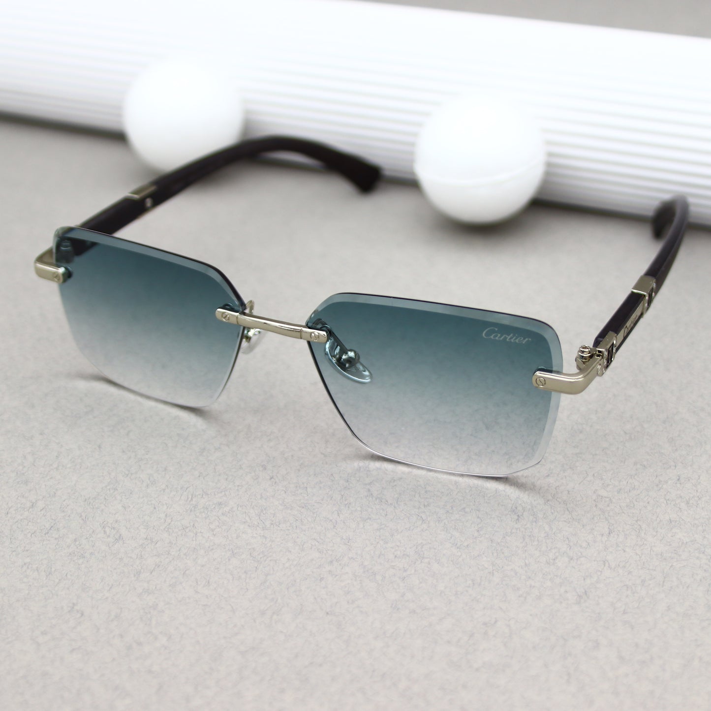 Cartier - QW3186 Vert D'eau Silver